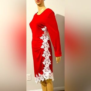 Red dress. Never worn.